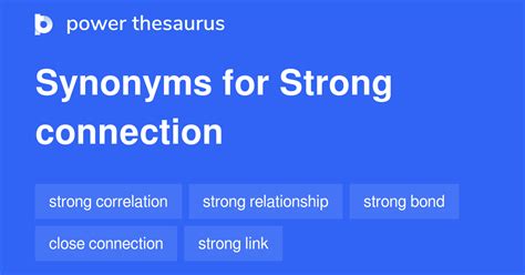 connection synonym|strong connection synonym.